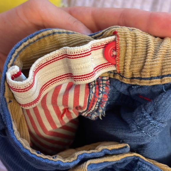 Boys Hannah anderson jean look alike pants, with cute red stitching and pockets. - Picture 4 of 5